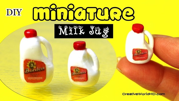 Miniature Milk.DIY Dollhouse for Dolls by Creative World