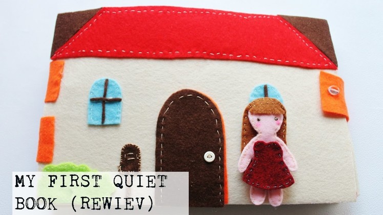 My First DIY Quiet Book Doll House Ispired (Review) | PassionFruitDIY