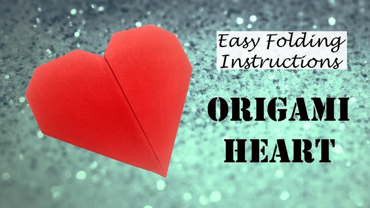 Origami Heart | Easy Valentine's Day DIY | Paper Heart | Valentine crafts