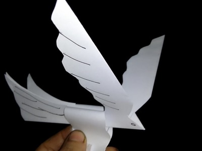 Paper Bird Origami - It's a Flying Bird - Easy Steps - You Can Fly It Like a real Bird