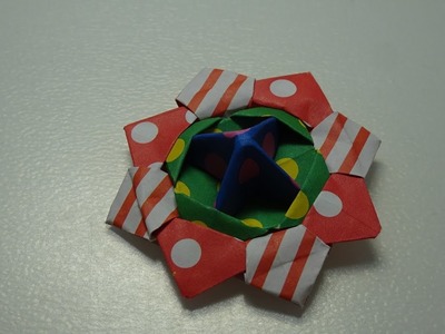 Paper Origami - Spinning Toy Top - 摺紙教學 - 陀螺 - 02