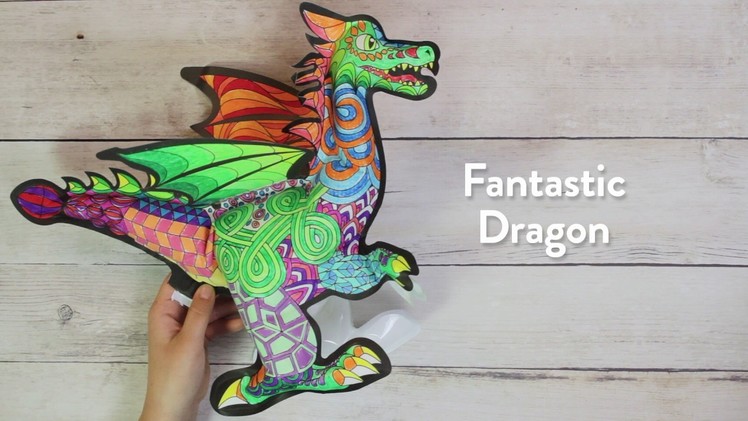 3D Colorables - DIY Inflatable Coloring Toys from OOLY