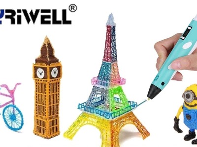 3D Pen from aliexpress DIY best Gift Children Graffiti 3D printer Drawing review ABS.PLA Filament