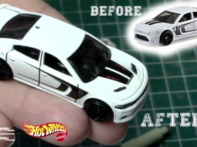Detailing Hot Wheels Dodge Charger SRT Hellcat | Fun DIY