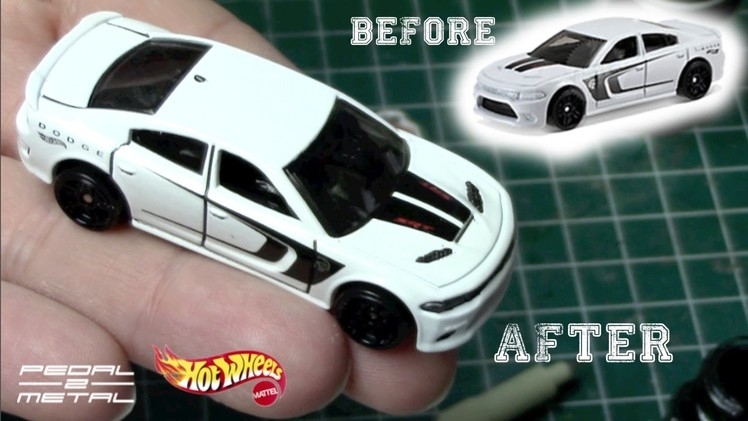 Detailing Hot Wheels Dodge Charger SRT Hellcat | Fun DIY