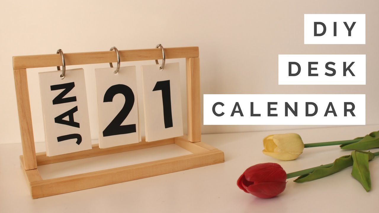 Diy Desk Calendar