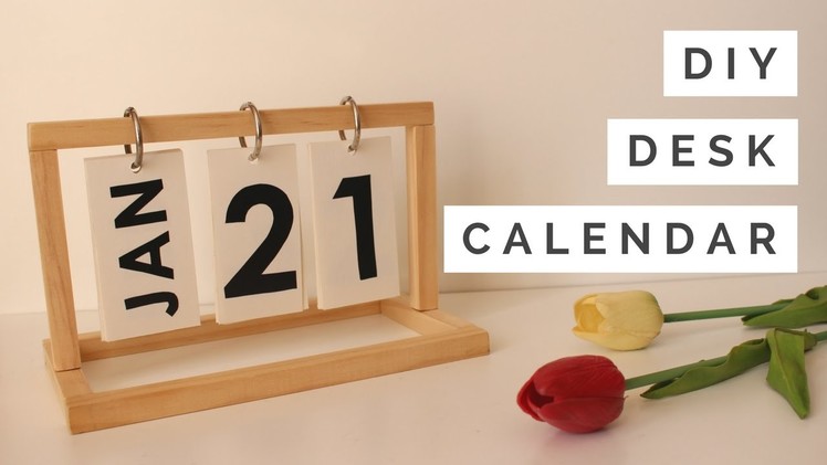 DIY - Desk Calendar