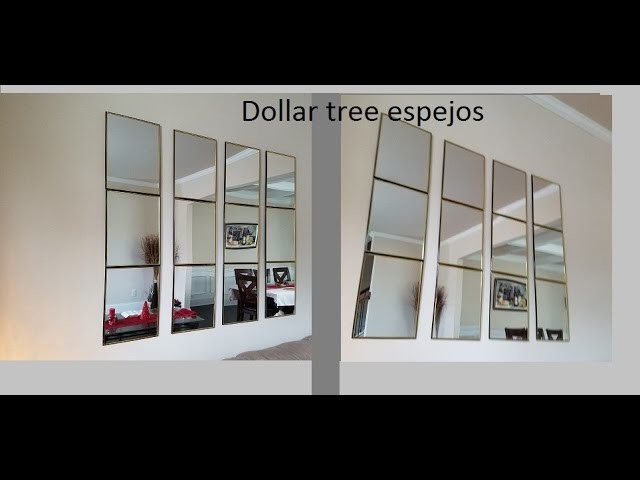 Diy espejos de dollar tree.mirrors from dollar tree
