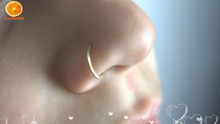 DIY Nose Ring Without Piercing Your Nose