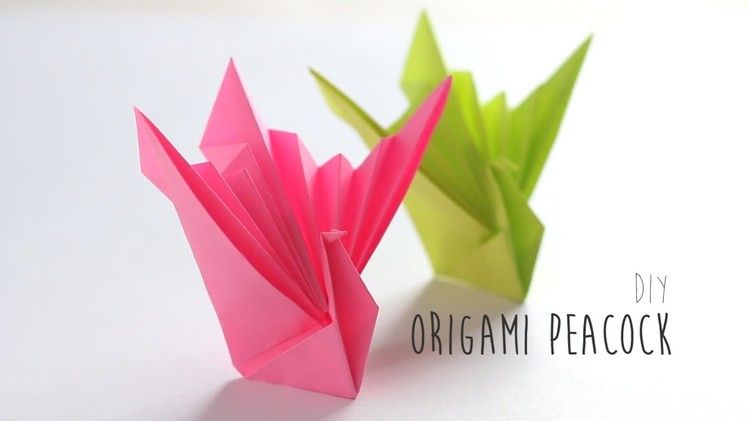 DIY: Origami Peacock