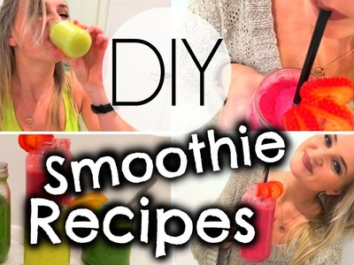 DIY Smoothie & Shot Recipes!