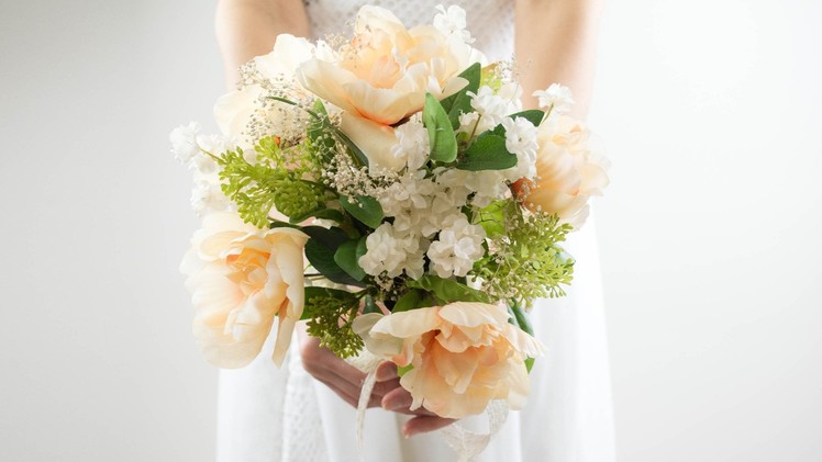 Easy Wedding Bouquet | Simple and Beautiful