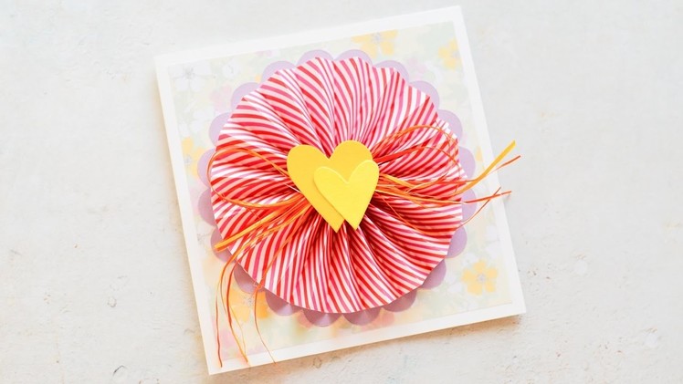 How to Make - Greeting Card Valentine's Day Birthday - Step by Step DIY | Kartka Walentynkowa