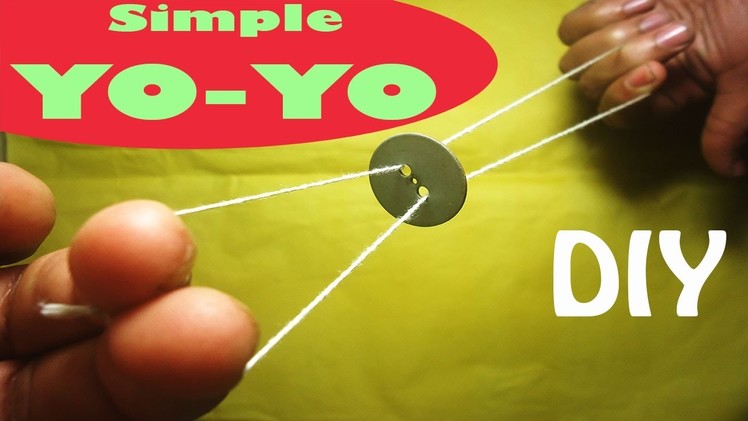 HowTo Make A Yo-Yo Easy Way of Simple DIY Toy YoYo