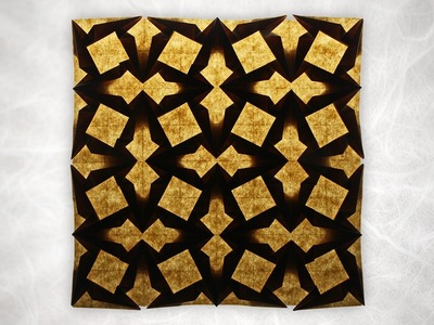 Origami Double Spearhead Tessellation (Michał Kosmulski)