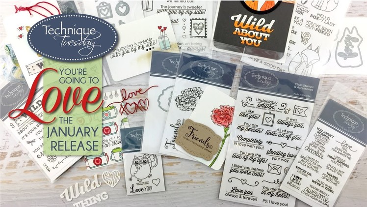 Paper Crafting Stamps & Dies to Love: January Release