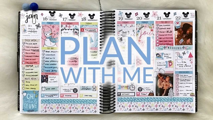Plan With Me | Erin Condren Life Planner | Hello Petite Paper  -  Oh What Fun