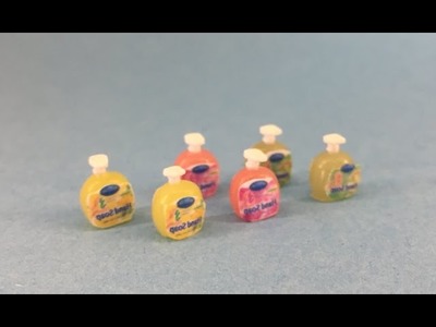 Polymer Clay Miniature 1 to 12 - Soap Dispenser