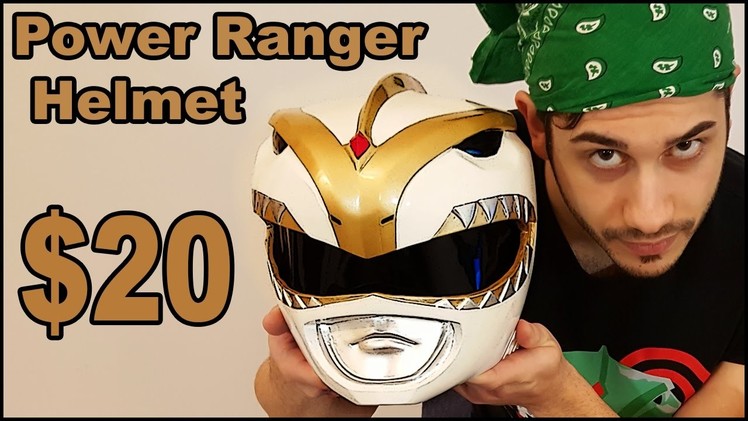 Power Ranger Helmet Under $20 - Tutorial