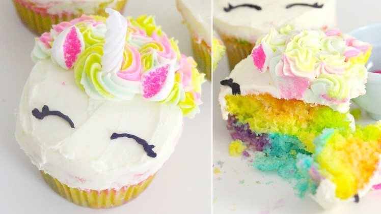 Rainbow Unicorn Cupcakes | RECIPE