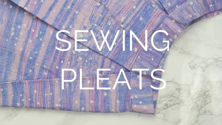 Sewing Box Pleats & Inverted Box Pleats