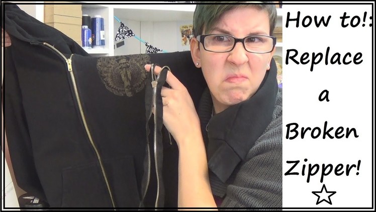TUTORIAL! | Zipper Replacement! | Sewing Nerd!