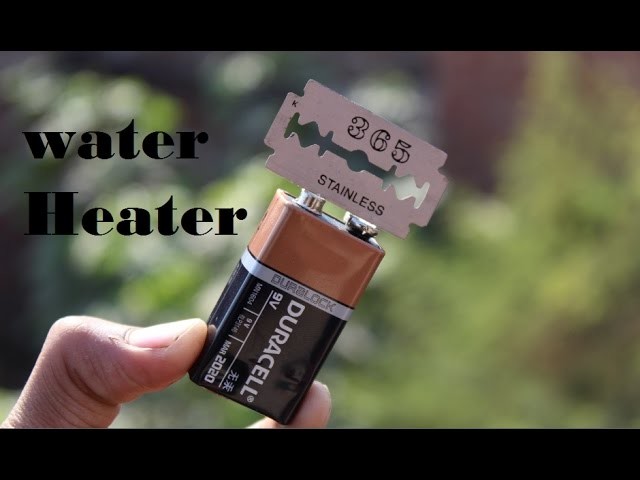 Worlds Smallest Water Heater  |How to make| DIY