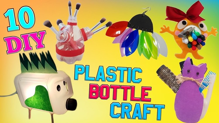 10 DIY Plastic Bottle Craft  HOW TO! DIY Creative ways reuse. recycle PET bottles part 3