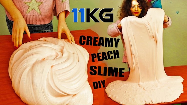 11 kilos Creamy Peach Very Big Slime DIY 24 lbs - Without Borax
