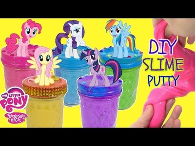D.I.Y. MY LITTLE PONY MLP Pinkie Pie & RARITY Do It Yourself Glue SLIME RECIPE Putty