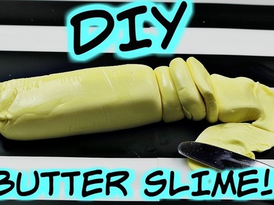DIY BUTTER SLIME! SUPER EASY BUTTER SLIME RECIPE | BeautyByJosieK | DIY SLIME | Asmr Slime