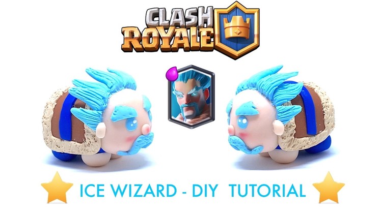 DIY Tsum Tsum Clash Royale Ice Wizard - Polymer clay tutorial