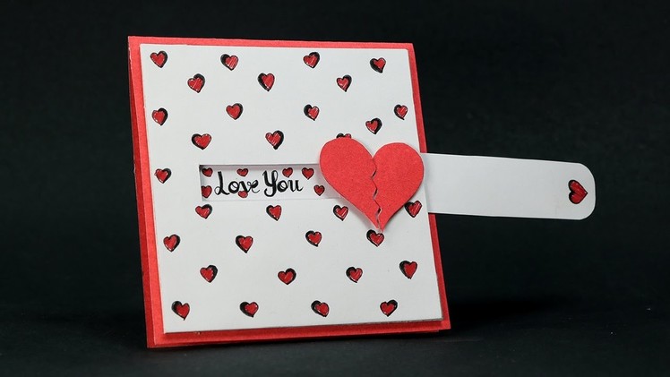 DIY Valentine Card - Love Slider Card Tutorial