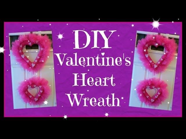 DIY Valentine's Heart Wreath