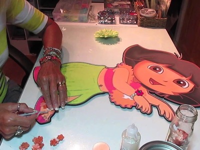 Dora goes Hawaiian 2 foot Centerpiece