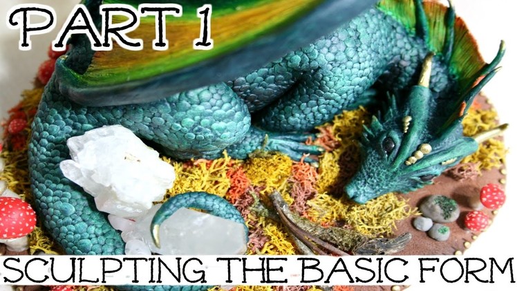 Dragon Sculpture Time Lapse | Part 1: Sculpting The Basic Form | How To Sculpt A Dragon