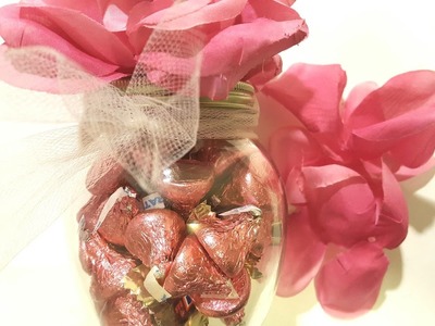 Easy DIY Valentine's Gift Idea - Dollar Tree Candy & Roses