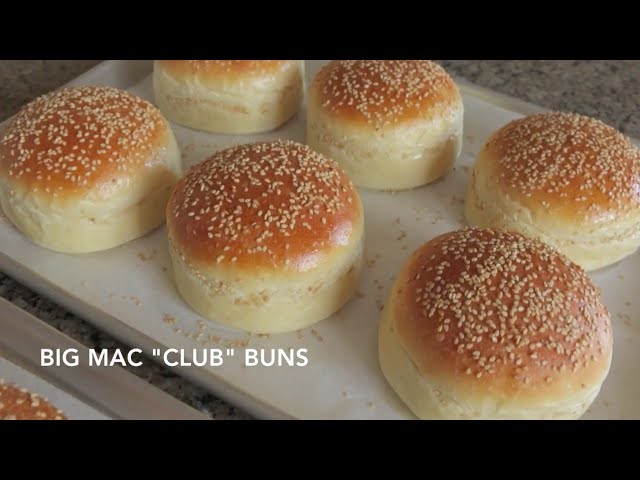 Homemade Hamburger Buns - Classic & Big Mac "Club"