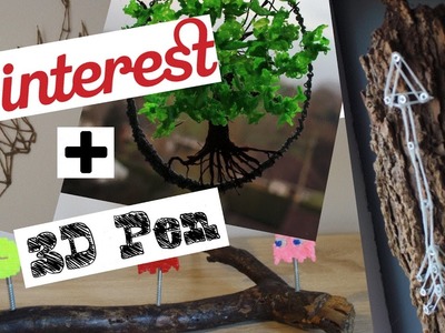 HOW TO MAKE DIY PINTEREST INSPIRED 3D PRINTING PEN CREATIONS - 3D Pen Art-TUTORIAL