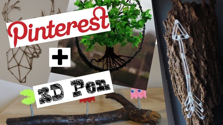 HOW TO MAKE DIY PINTEREST INSPIRED 3D PRINTING PEN CREATIONS - 3D Pen Art-TUTORIAL