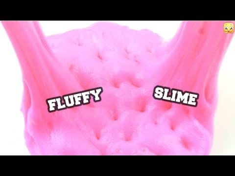 How to Make Fluffy Slime! DIY Stretchy Big Bubblegum Slime!