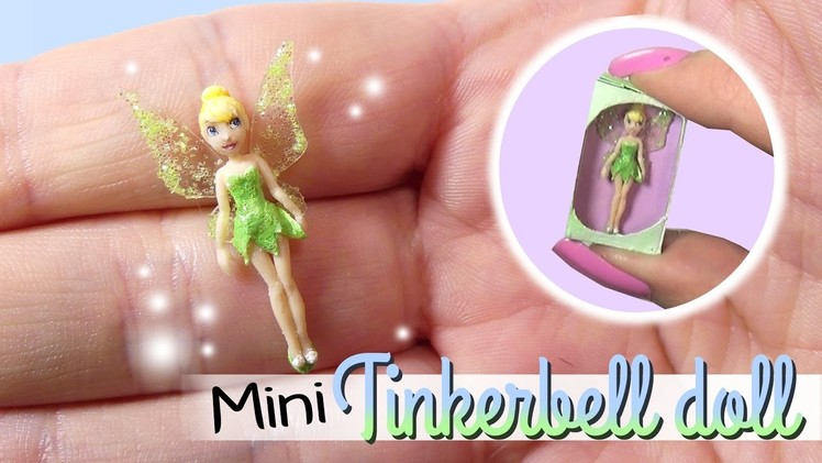 Miniature Tinkerbell Doll Tutorial. DIY Barbie Tinkerbell Doll