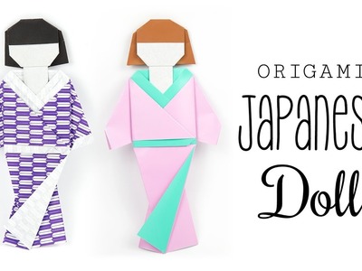 Origami Japanese Doll Tutorial ♥︎ DIY ♥︎ Paper Kawaii