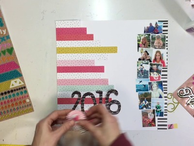 Scrapbooking Process #65- "Great 2016 Together" for Clique Kits