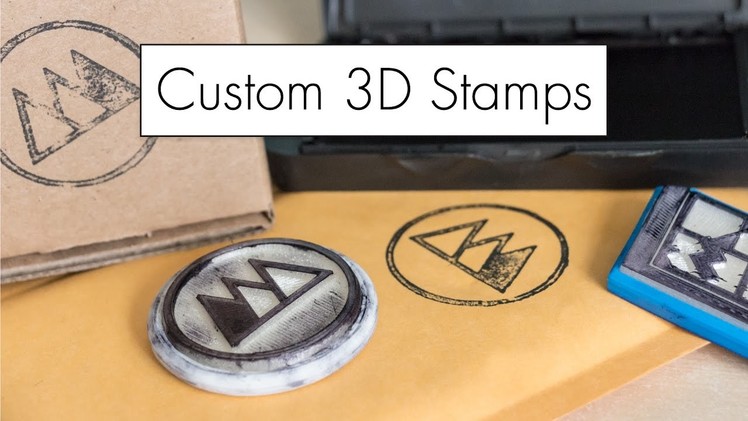Stamp Anything! 3D Printed Custom Stamps
