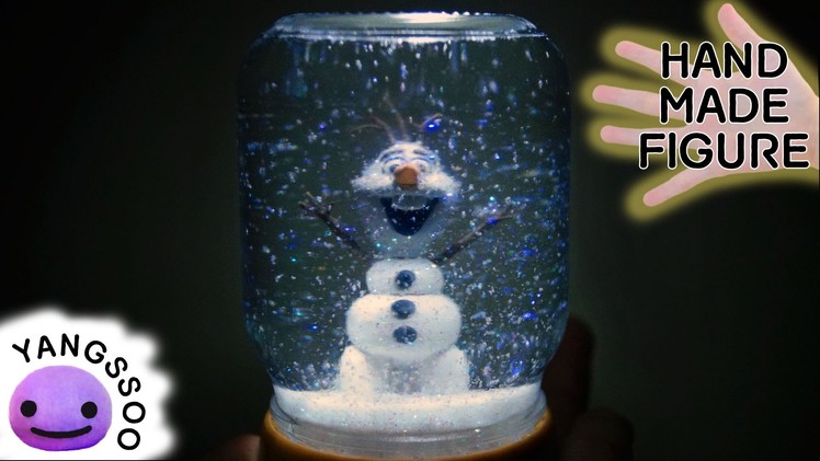 올라프 스노우볼 만들기 [양쑤] Olaf Snowball. Snow Globe. Water ball Tutorial