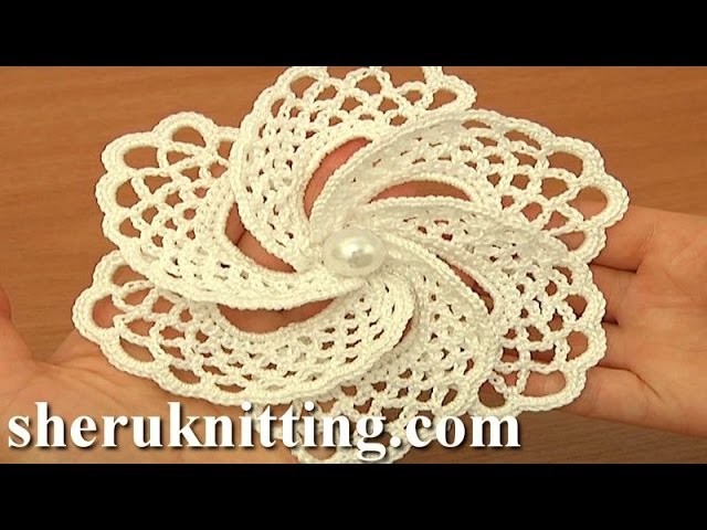 Crochet 6- Petal Flower Tutorial 105 Demo Version
