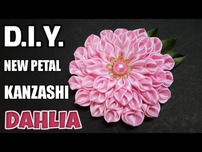 D.I.Y. New Petal Kanzashi Dahlia | MyInDulzens