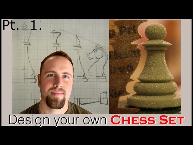 Design a Chess Set: Part 1 (the King) with Conrad Craft.