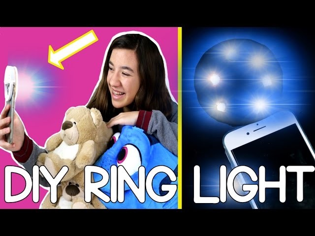 DIY a PHONE SELFIE ring light